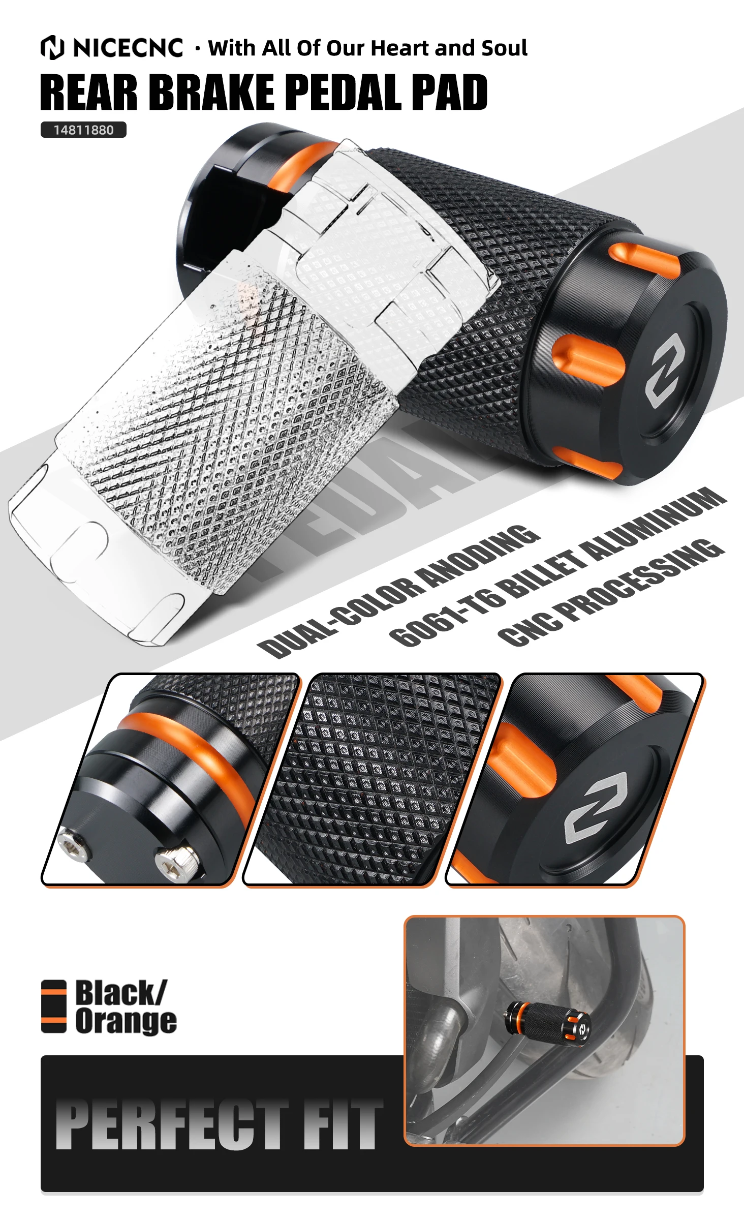 Für Harley Sportster S RH1250S RH 1250 S RH1250 S RH 1250S 2021 2022 2023 2024 Motorrad Hinten Bremshebel Pedal pad Verlängerung – Detail 2