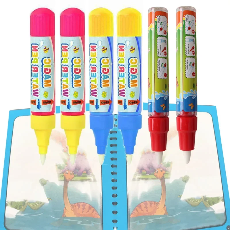 Water Drawing Toy Pen Kid Painting Water Writing Mat Doodle Pens Replacement Tool Education Toy