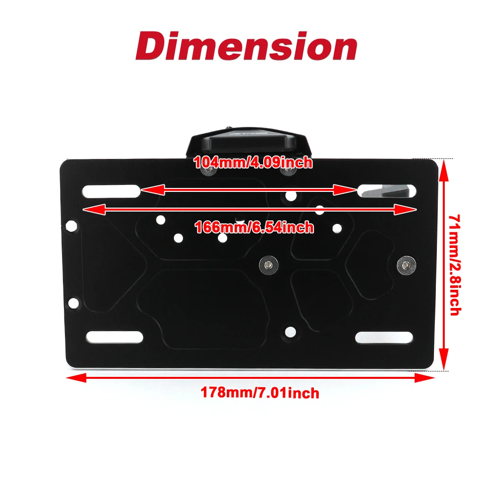 할리 데이비슨 V-ROD / 나이트 로드 스페셜 2002-2017 모터사이클 사이드 마운트 번호판 홀더 브래킷 펜더 제거 키트