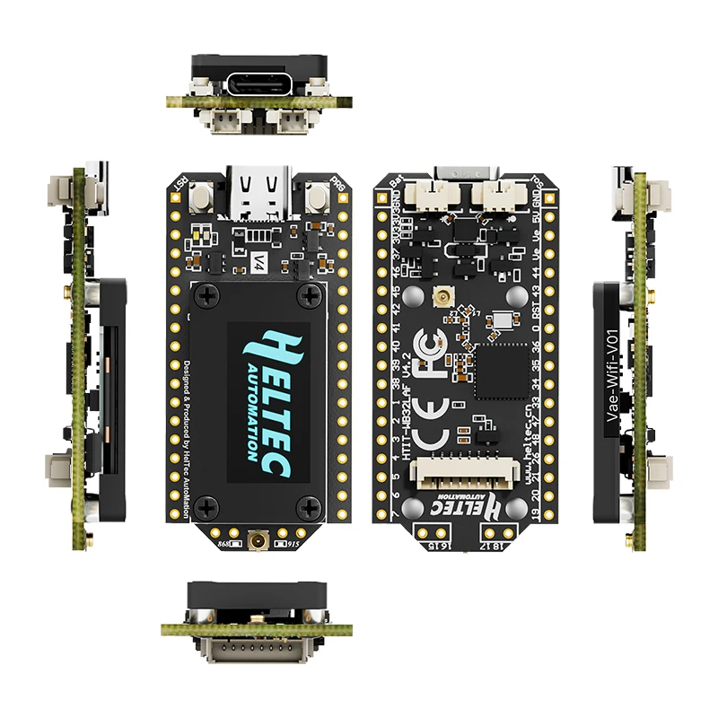 Enhanced Solar Powered Mesh Network Development Board with OLED Display and Low Power Capabilities