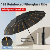 Windproof Automatic Folding Umbrella, Large Reinforced 192 Ribs, UV UPF 50 + Sun & Rain Protection Umbrellas for Men and Women (v1.12.4)