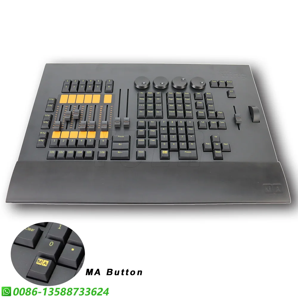 DMX Controller Command Wing Fader Wing Professional Lighting Controller Stage Lights Console MA2 Moving Head DMX512 Party 2048 Parameters