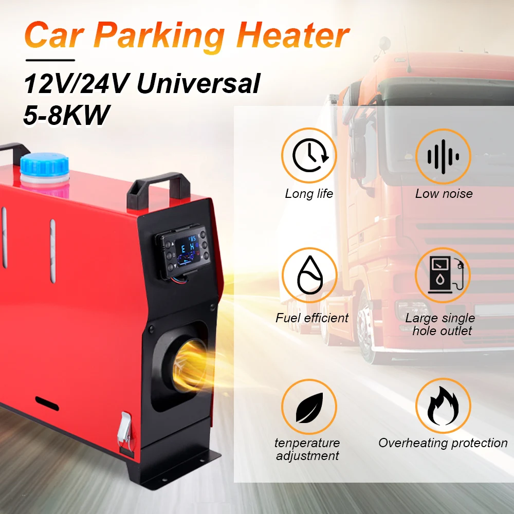 

For Car Yacht Boat Similar Websato Eberspacher For Trucks RV Ships 12V/ 24V Car Multi Purpose Parking Diesel Heater 5KW--8KW