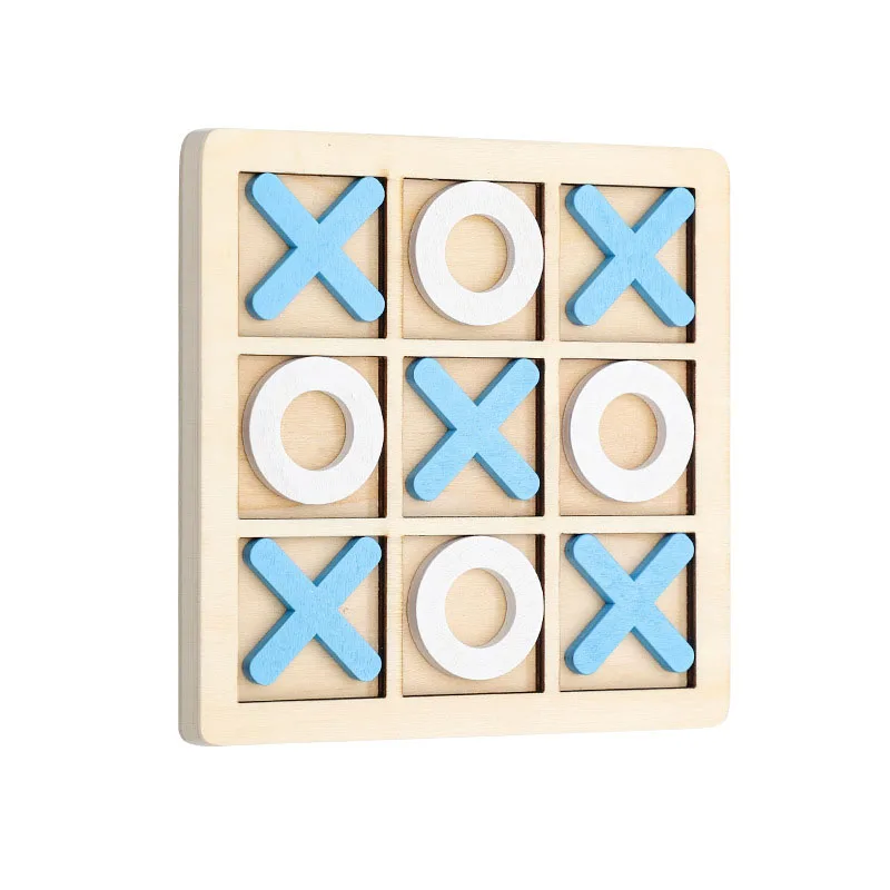 Montessori Play Game Wooden Toy Mini Chess Interaction Puzzle Training Brain Learing Early Educational Toys For Children Kids 4