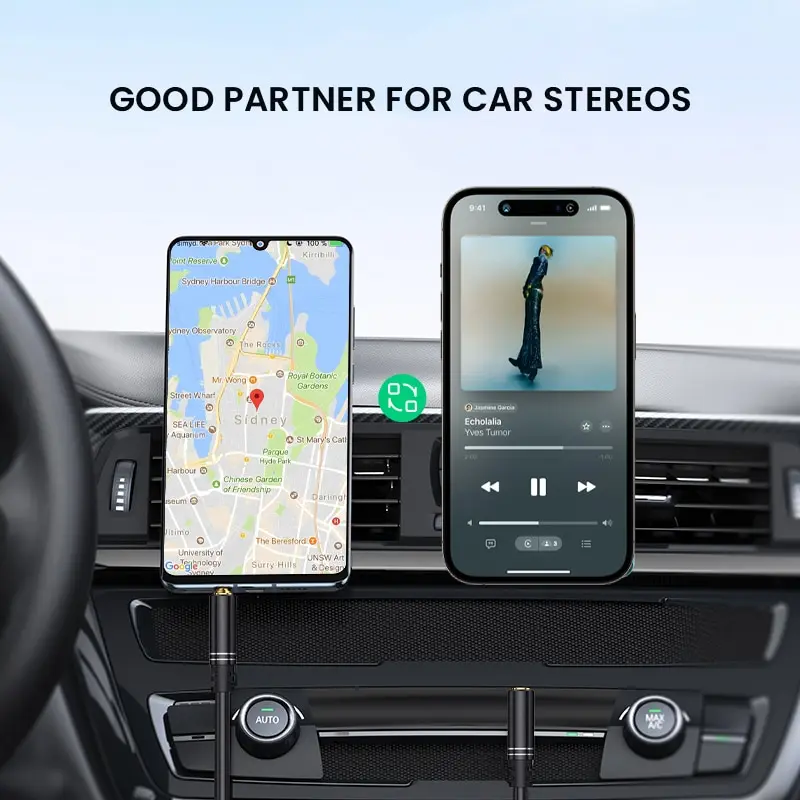 3.5mm Audio Cable Aux Cable Audio Input Adapter Male to Male AUX Cord Compatible with Car Stereos Speaker Headphones - 4