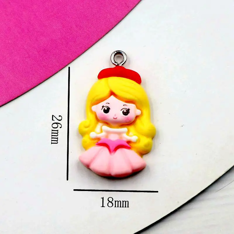 Lot De Pendentifs Princesse Dessin Animé - DIY Bijoux Bracelet Collier Boucle D'oreille