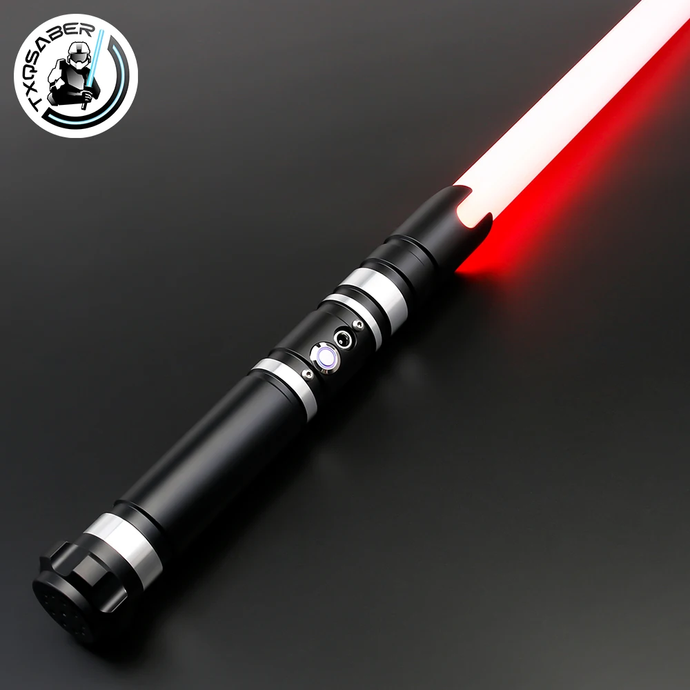 CrucQSAtextures-Sabre laser Neo Pixel Laser Sword, RapDueling Swing Smooth, Metal Hilt Bl84, Mandalorian Jedi Cosplay Toys for peuv, SNV4
