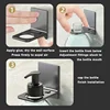Adjustable Aluminum Shower Rack, No Drill Wall-Mounted Hanger for Shampoo, Soap & Gel Bottles, Universal Bath Organizer 4