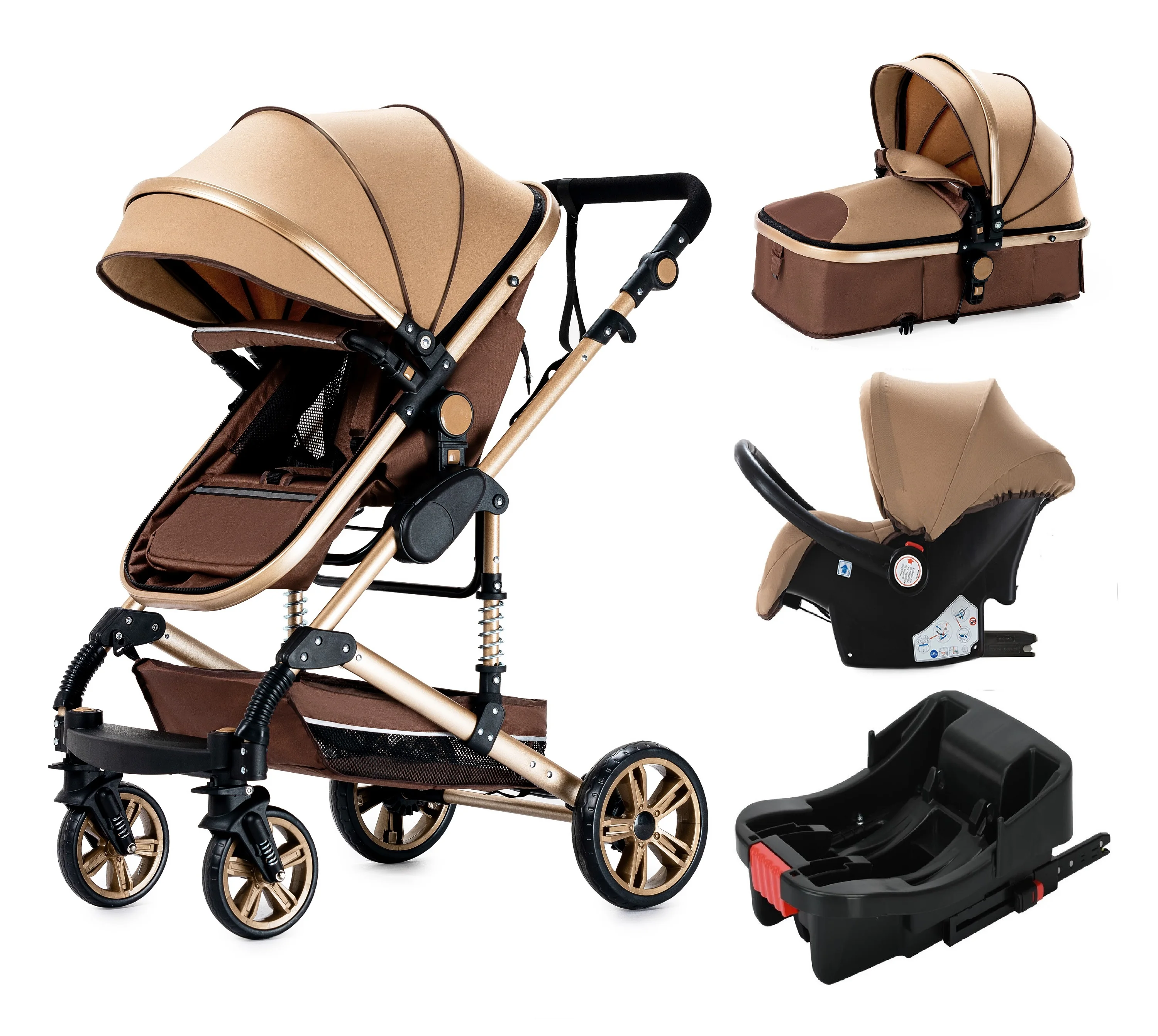 baby stroller 3 in 1 baby car light strollers Baby carriage
