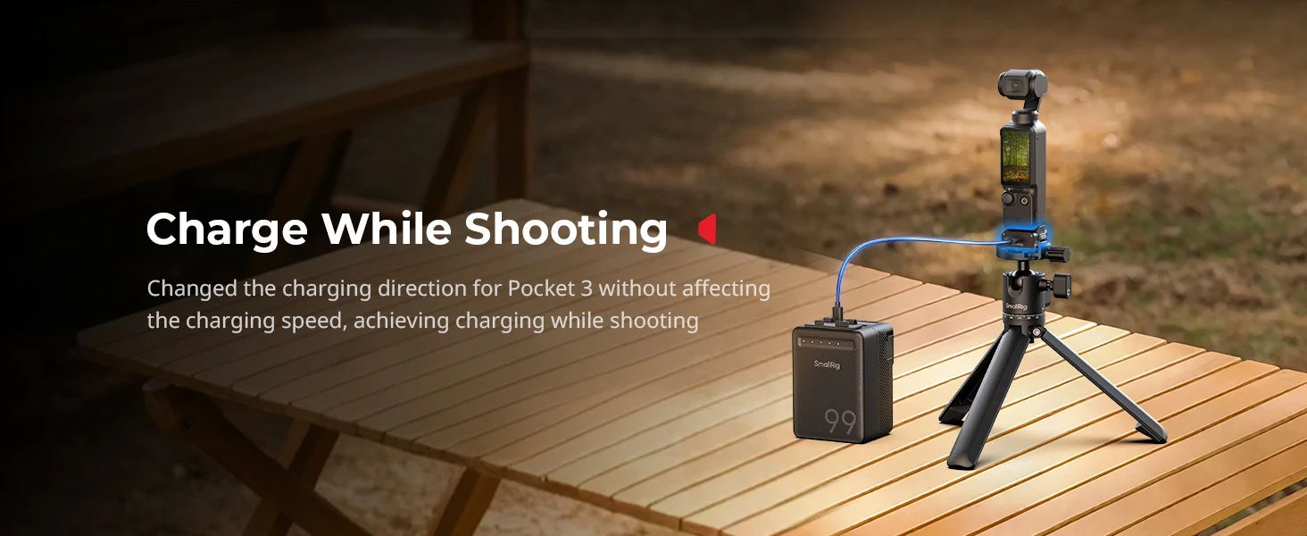 SmallRig Batterie-Adapterplatte für DJI Osmo Pocket 3, mit schützendem Silikonpad, 5-in-1-Schnittstelle für Action-Kameras 5376 – Detail 3