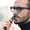 Portable Electric Ear Nose Hair Trimmer Washable Nose Trimmer Head + Shaver Head Hair Removal Shaving Tool USB Rechargeable 2