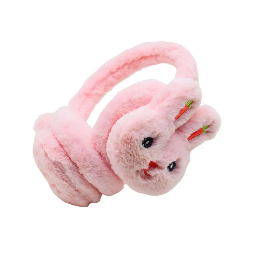 Cozy Ear Warmers Cozy Rabbit Shape Earmuffs for Girls Women Cute Winter Ear Warmers with Adjustable Foldable Design for Outdoor