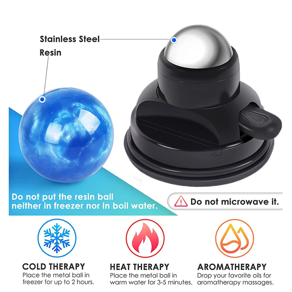 Boule De Massage À Roulettes, Appareil De Massage À Main Pour Points De