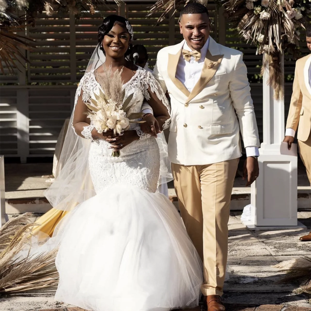 2024 Wedding Dresses Formal  Clothing Double Breasted Male Blazers Sets 2 Pieces Elegant Party Parom Suit For Groom Tuxedo