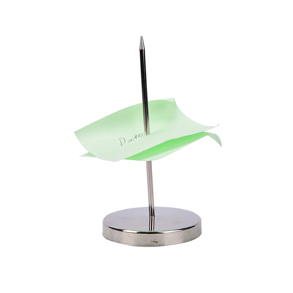 Protable Practical Stainless Steel Straight Rod Paper Memo Holder Spike Stick For Bill Receipt Kitchen Accessories receipt holder