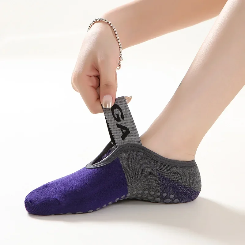 Yoga Socks Yoga Socks Women Pilates Non-slip Dot Silicone Terry No-Show Socks