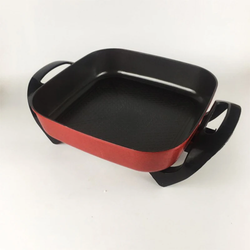 Multi functional household square pot instant hot pot electric hot pot no oil smoke gift student dormitory hot pot 5