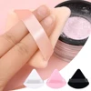 Black Pink Triangle Velvet Puffs Set Ultra-Soft Loose Powder Facial Beauty Makeup Tools Cosmetic Foundation Sponge Puff 3
