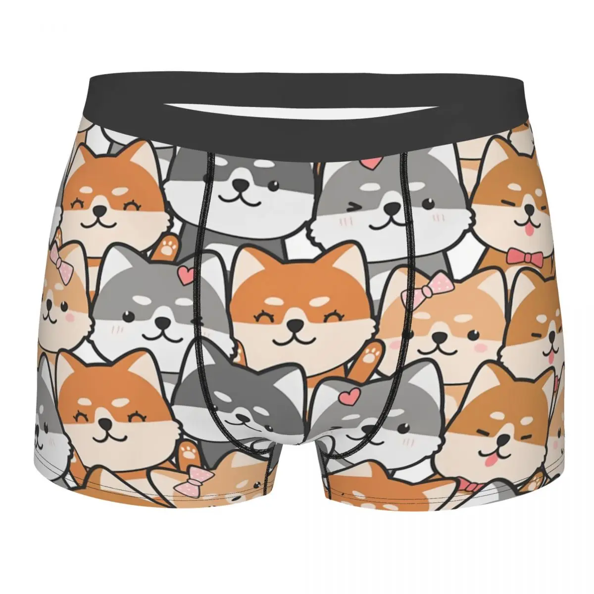 

Shiba Inu Cute Face Underpants Cotton Panties Man Underwear Print Shorts Boxer Briefs