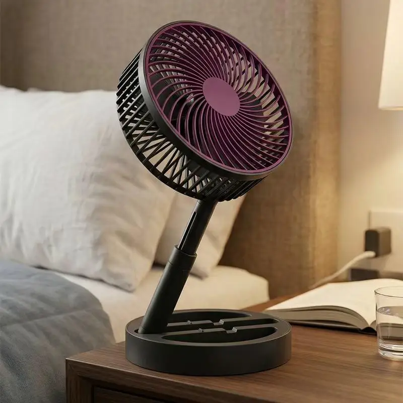 Portable Foldable USB Cooling Fan – Compact Desktop & Outdoor Air Circulator