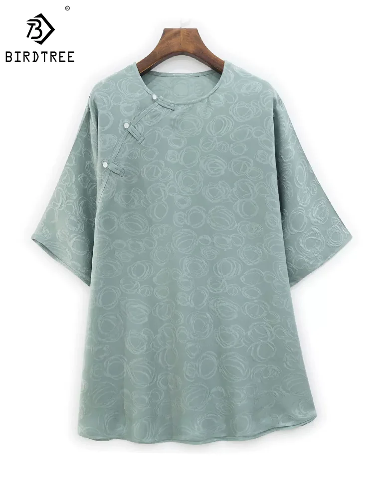 birdtree-chemise-real-injt-pour-femme-col-rond-imprime-manches-courtes-chemisiers-retro-elegants-adt-advocate-printemps-nouveau-y-t42921qm-2024