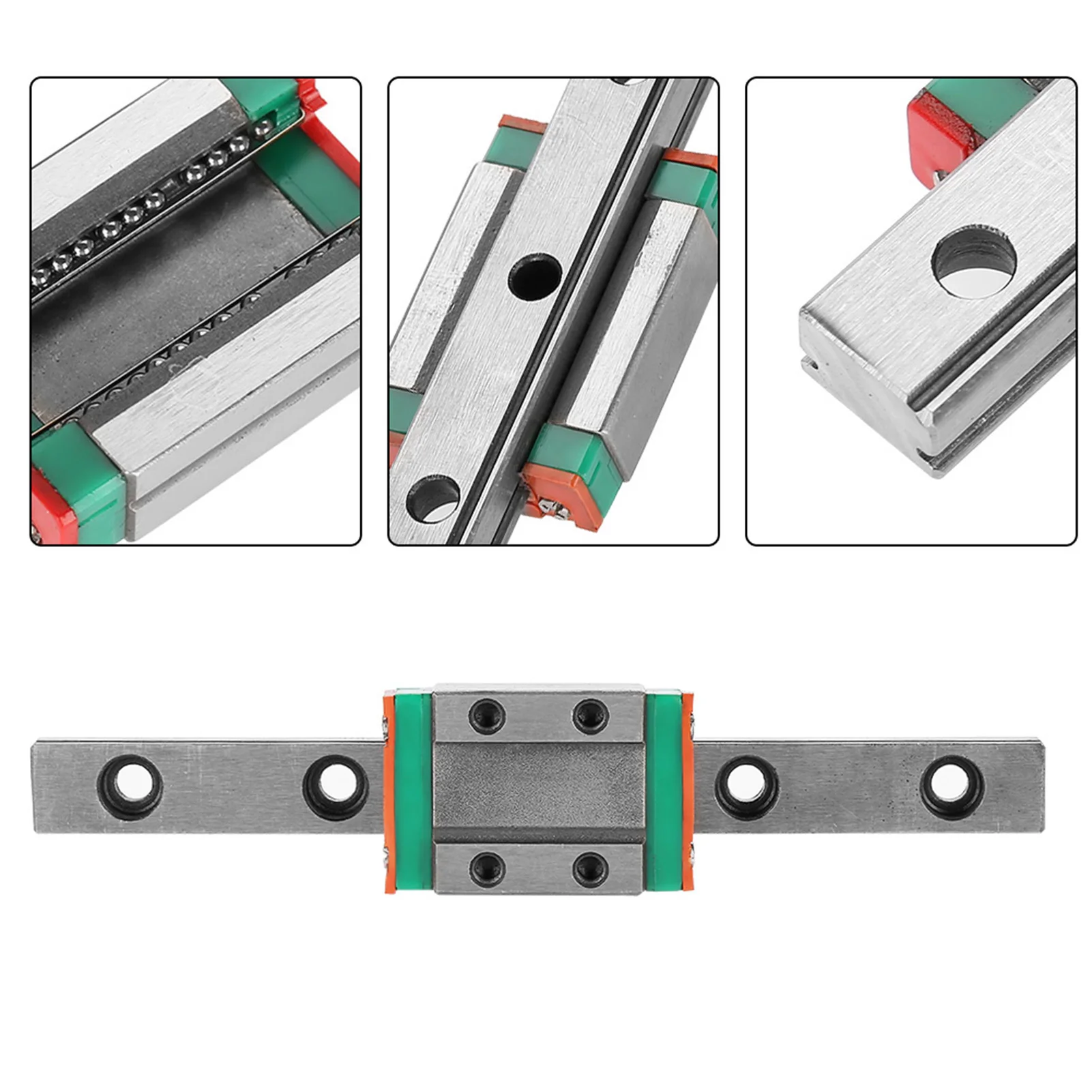 Enhanced Miniature Linear Rail with Slide Block - 9mm Width