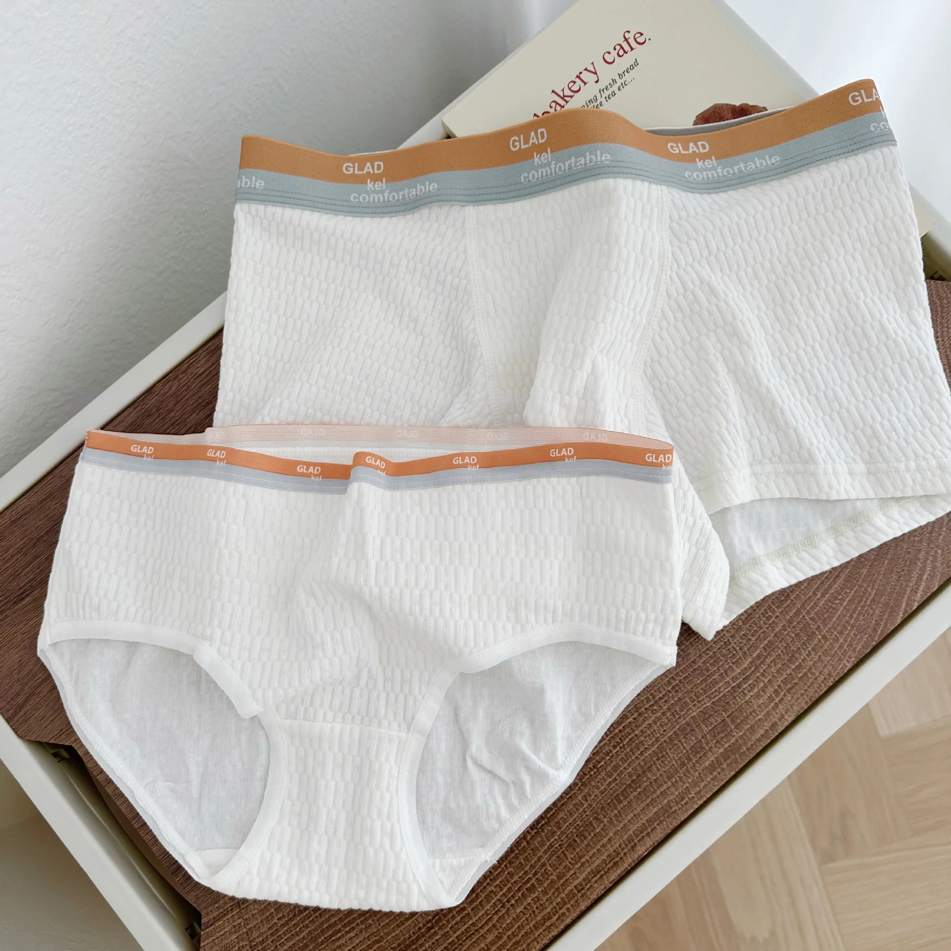 Class A Baby Cotton Men's Cotton Rainbow Letter Waist Simple Color Men's Pants Couple Pants Available In Large Size 5XL