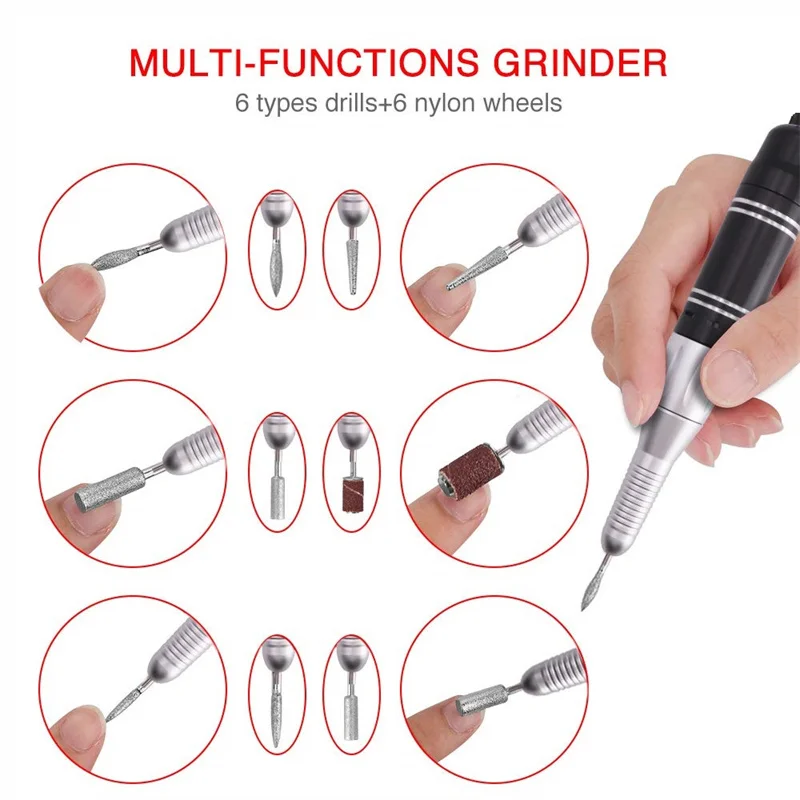 USB Portable Electric Nail Grinder