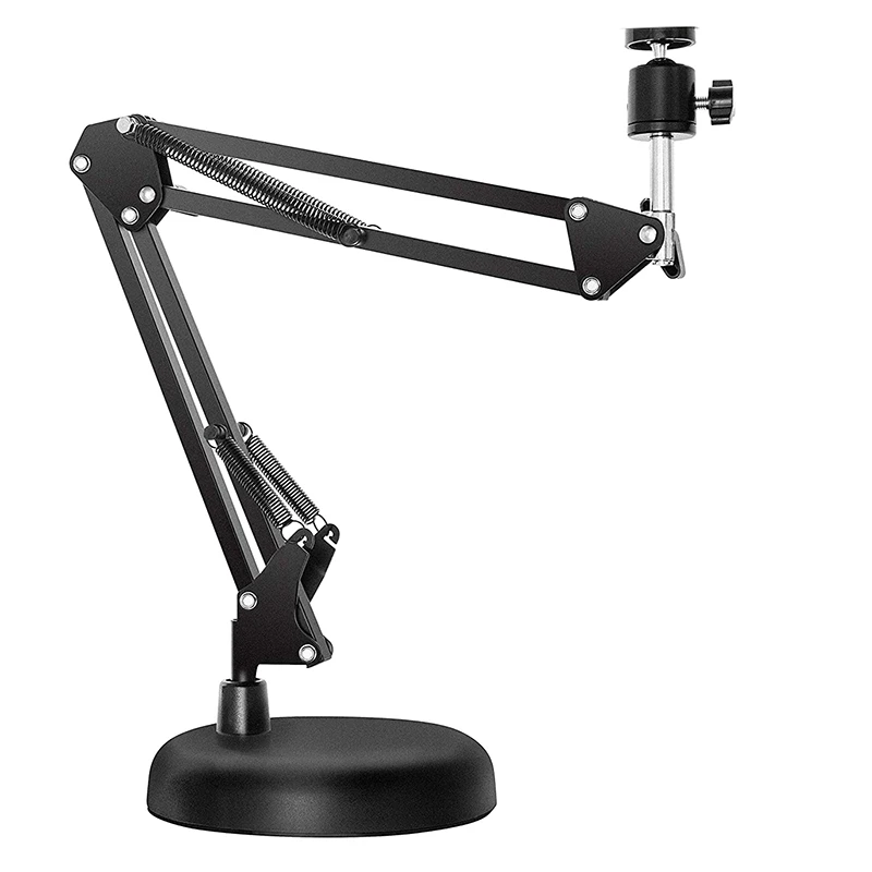 Quality cam Stand For Desktop Suspension Boom Scissor Arm Stand With