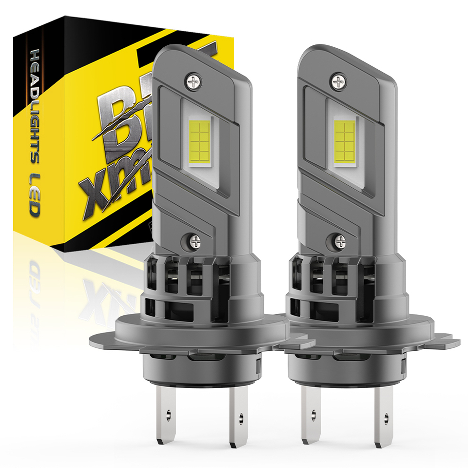 BMTxms 2pcs High Power H7 Led Headlight Canbus H18 Car Bulb 6000K White Light Diode Lamp 12v 60w For Renault Master 2010~2023