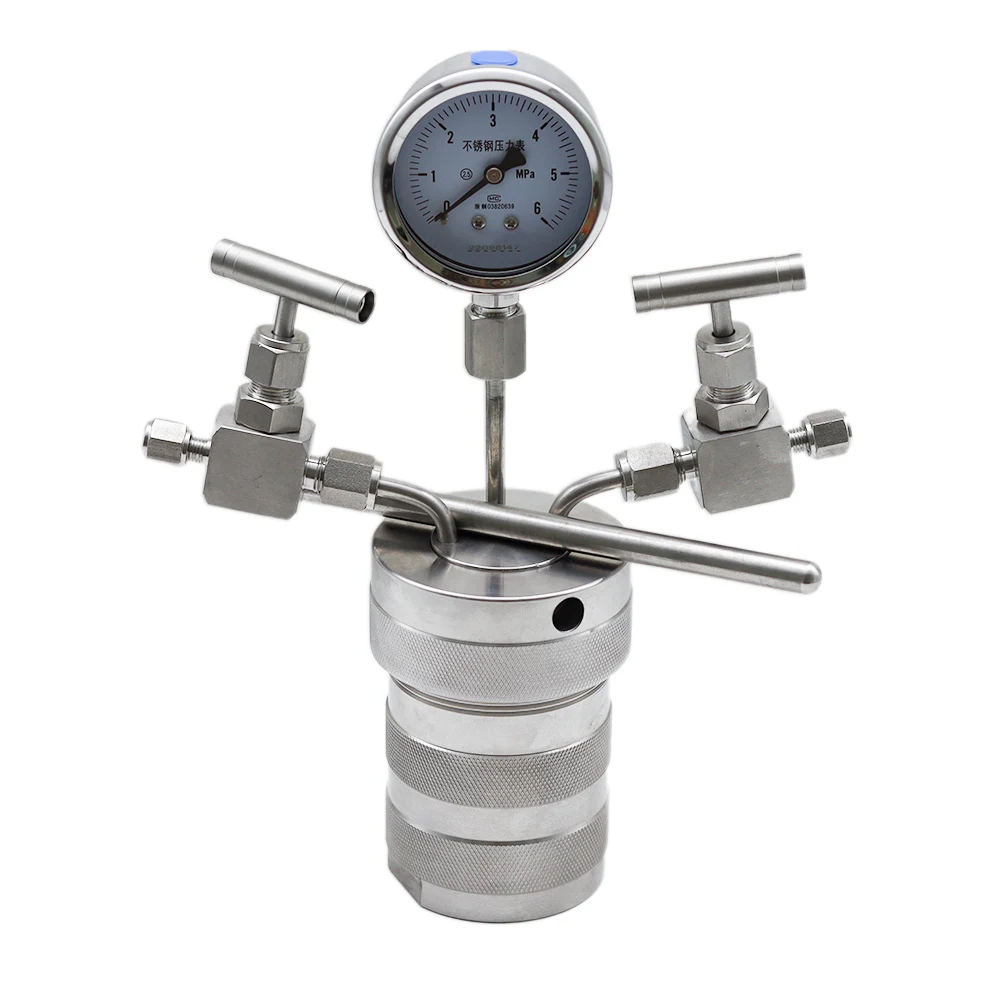 The Reactor Of Hydrothermal Synthesis Autoclave Can Connect Hydrogen With PTFE L