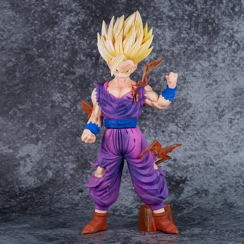 

31cm Dragon Ball Anime Cartoon Super Saiyan Son Gohan Figurine PVC Action Figure Collection Model Toy Room Decoration Doll Gift