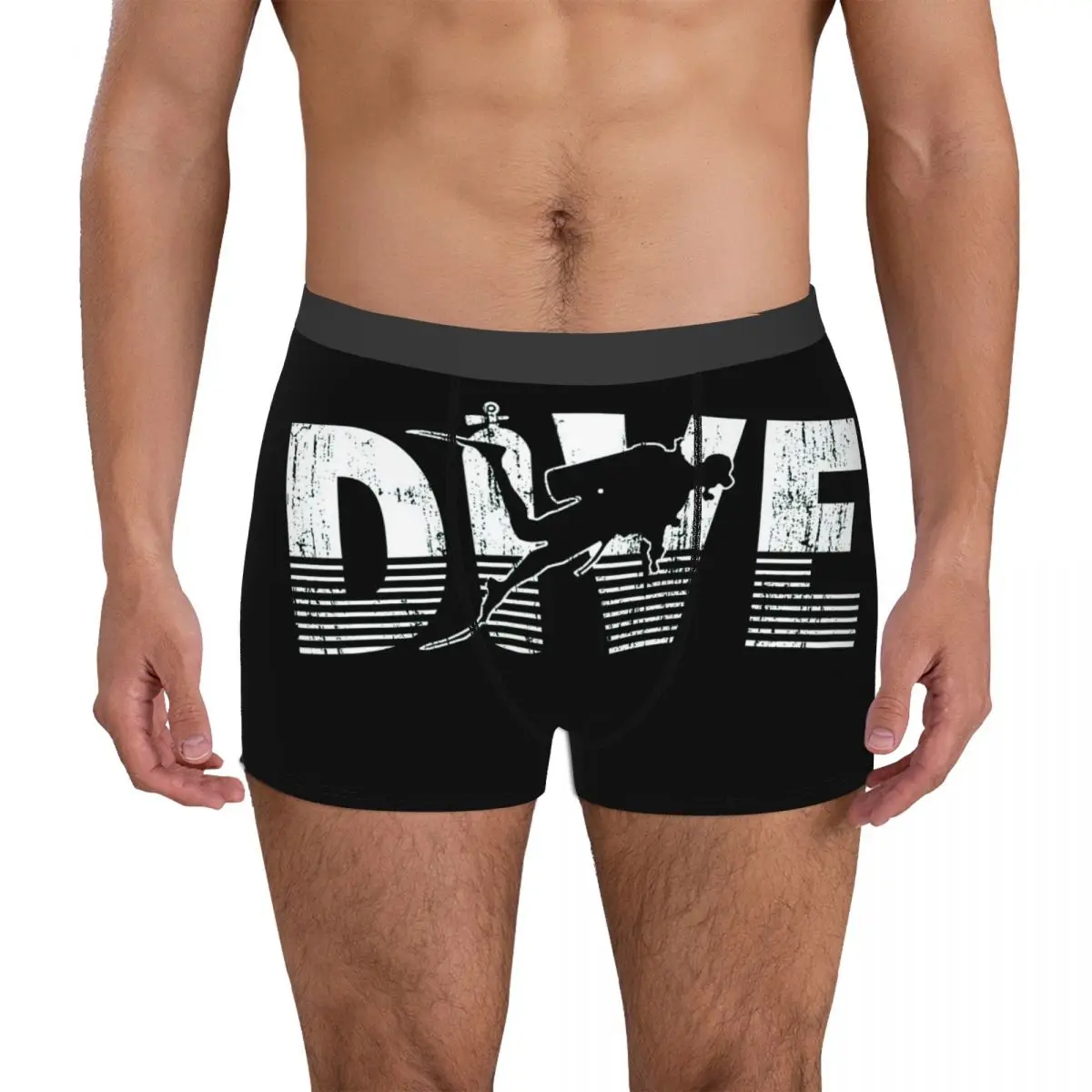 

Divin Scuba Diving 15 Men's Boxer Briefs Hot Sale Sexy Underclothing Funny Geek Spring Wearable