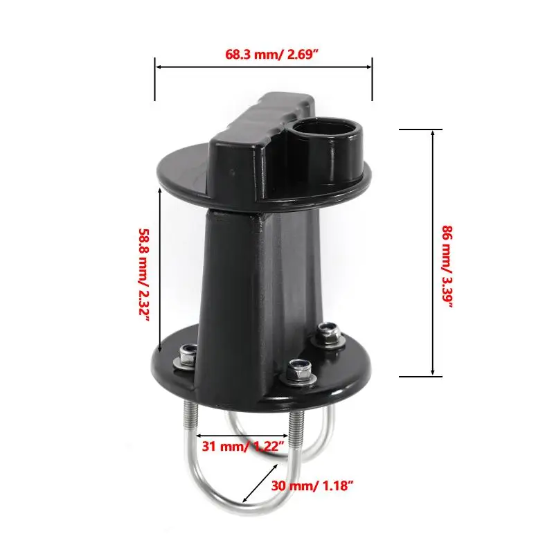 Fuel Tank Mount Clamp Bracket Fastener (no key and Lock) For 3L/5L Bracket Red Can Gas Fuel Petrol Oil Tank Container Motorcycle