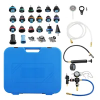 28pcs Radiator Pressure Tester Cooling System Leakage Test Kit for BMW Ford VW 1