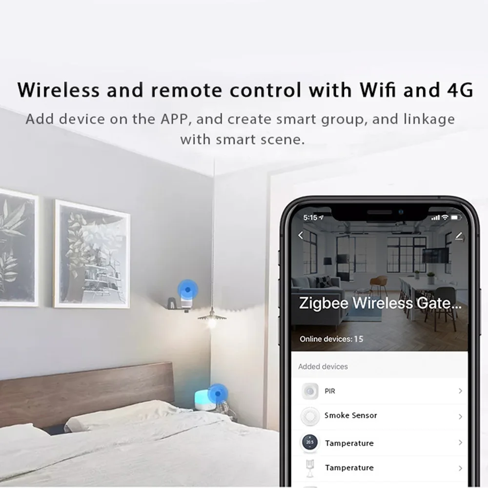 SMATRUL Tuya Zigbee 3.0 wireless gateway/smart home can be used with Smart Life Alexa Google Home Tmall Wizard