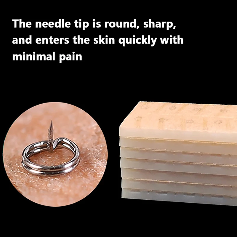 100PCS/Box Disposable Needle Thumbtack Needles Press-needle Auricular Acupuncture Intradermal Needling Ear Acupuncture Tool