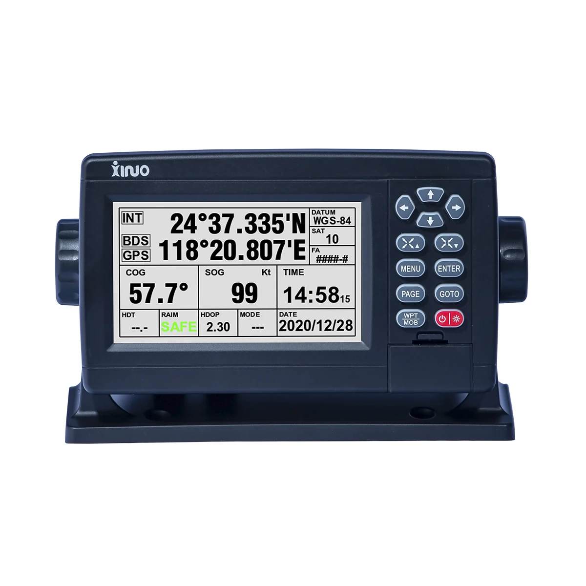 

Marine navigator GPS chart plotter AIS Class B combo XINUO XF line XF-520A small size 5" TFT LCD CE IMO NMEA0183 IP65