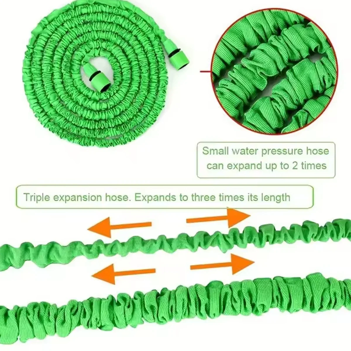 Expandable Magic Hose, High-Pressure Car Wash, 7Water Spraying Functions, Water Gun, Home Garden Watering Hose garden hose