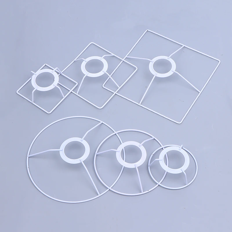 Cylinder Vintage Lampshade 1Set Lamp Iron Lamp Frame Shade Accessories For E27 Socket Chandelier