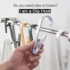 Large Laundry Hook,  Multipurpose Clothes Clip Hook, Plastic Strong Clothes Hanger, S-shape Hook For Clothing Drying Rack 1
