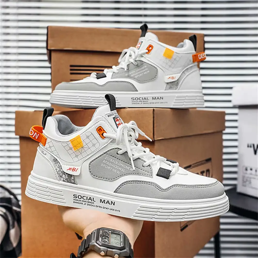 39-40 ete brown men's sneakers snackers shoes men sneskers men sport trainers collection genuine brand jogging high brand YDX2