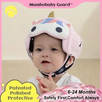 Mambobaby Unicorn Baby Safety Helmet – Anti-Shock Head Protector for Crawling & Walking