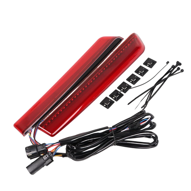 

1Pair LED Saddlebag Side Marker Light For Touring Street Glide 2014-2024 Turn Signal Brake Lamp