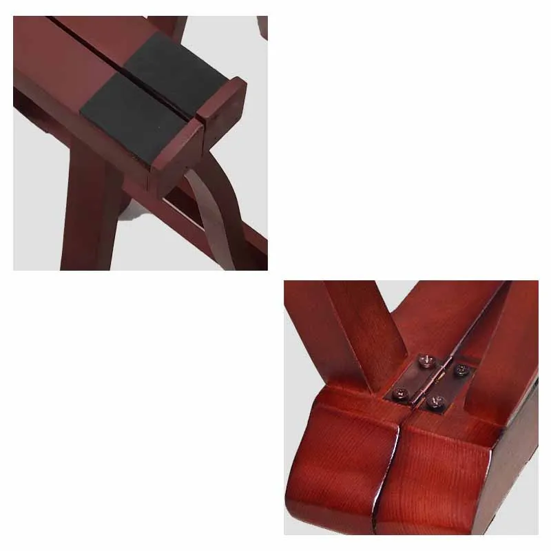 Guzheng 접이식 브래킷 휴대용 단단한 나무 스탠드, 수직 Guzheng 브래킷, 가정용 고급 현악기 액세서리