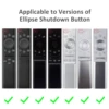 Silicone Case for Samsung Solar Cell BN59-01385A BN59-01385B BN59-01391A Remote Cover for Samsung TM2280E TM2281E BN59-01386 4