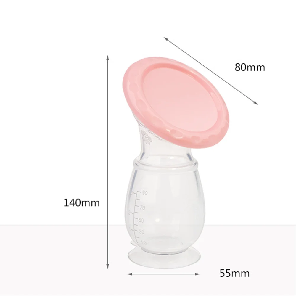 Baby Feeding Manual Breast Pump Partner Breast Collector Automatic Correction Breast Milk Silicone Pumps Maternity Products 4