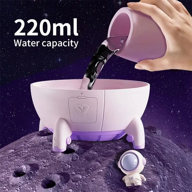 HJogar Colorful Astronaut Aromatherapy Machine Home Dormitory Car Bedroom Desktop Small Portable Silent Night Light Humidifier 6
