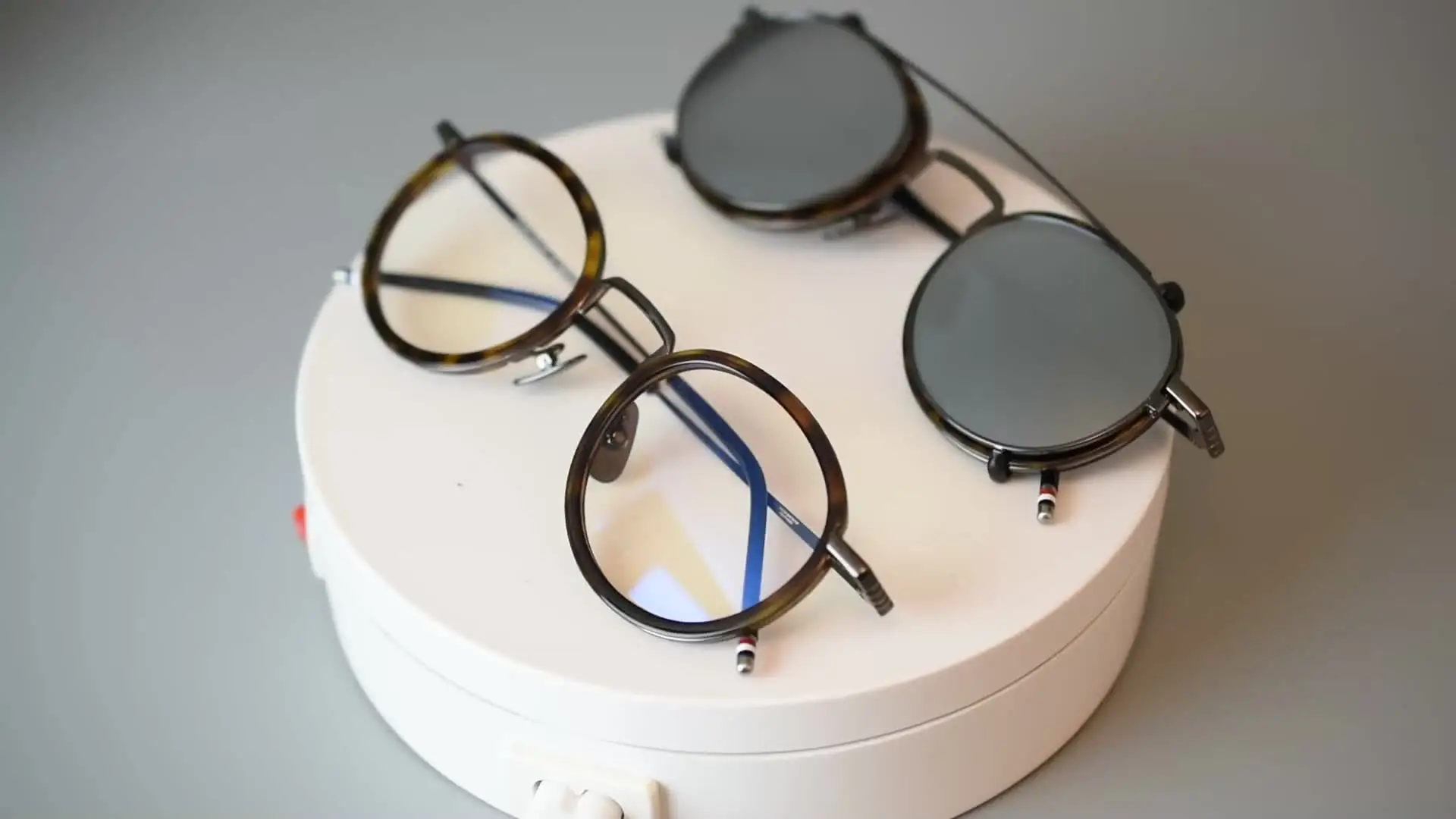 THOM Anti Blue Light Clip-On Sunglasses TB710 Titanium Frames