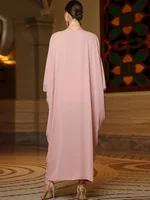 Eid Embroidery Sequin Party Dress for Women Ramadan Jalabiya Dress Muslim Abaya Maxi Robe Moroccan Caftan Party Vestidos 2025 4